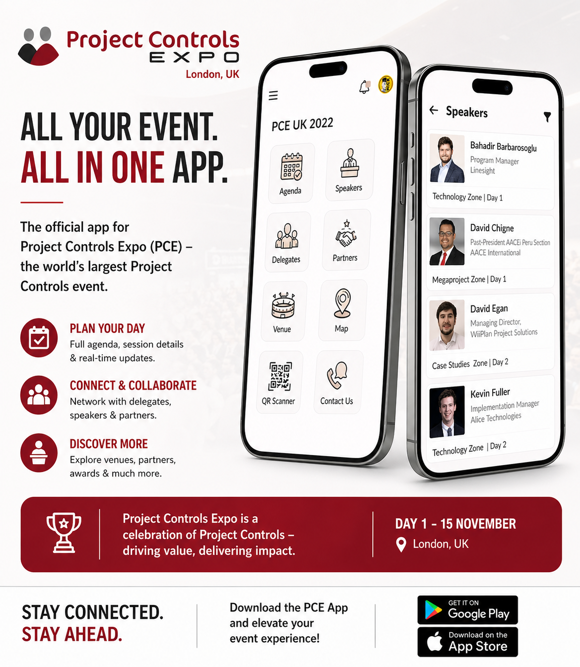 Project Controls Expo app overview
