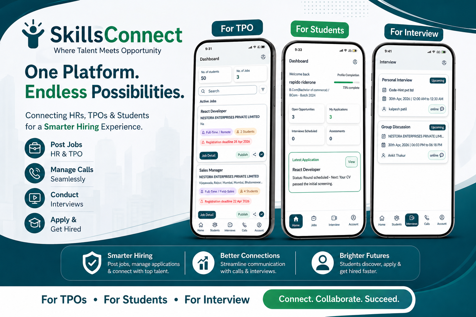 SkillsConnect Mobile App